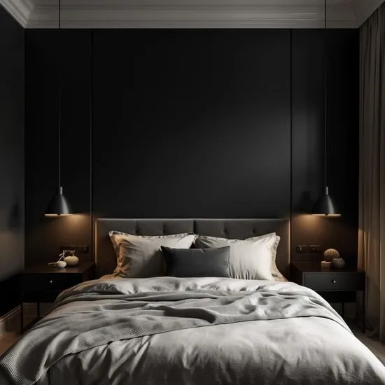 15+ bold black bedroom ideas IMG01