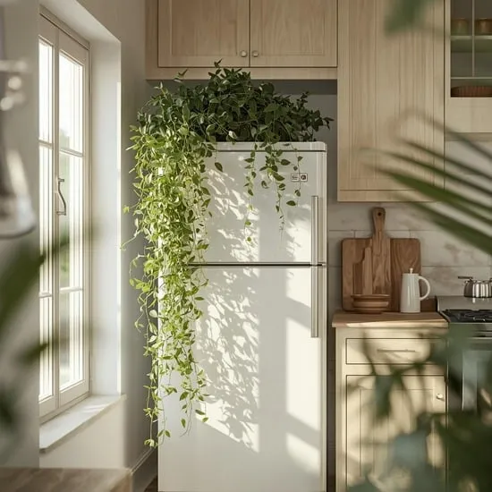 13+ Ways to Style Space Above the Fridge IMG04