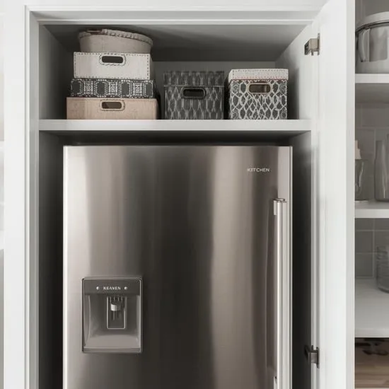 13+ Ways to Style Space Above the Fridge IMG06