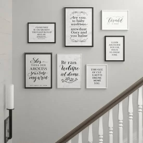 10 genius staircase wall decor ideas IMG08