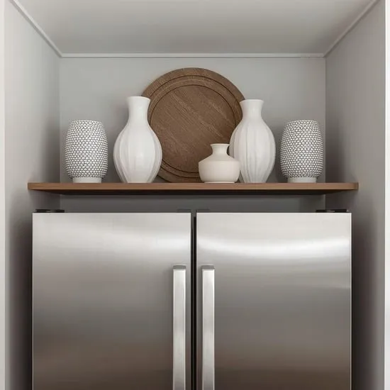 13+ Ways to Style Space Above the Fridge IMG09