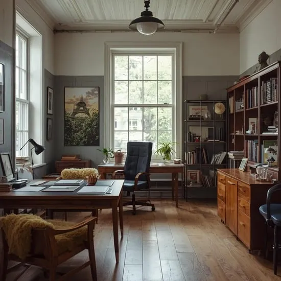 11 vintage office decor ideas IMG11