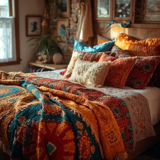 top 15 colorful boho bedrooms IMG03
