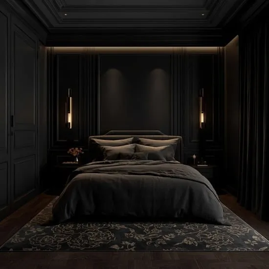 11 dark color pairings for bedroom IMG05
