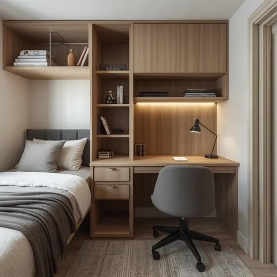 11 smart small bedroom office ideas IMG07