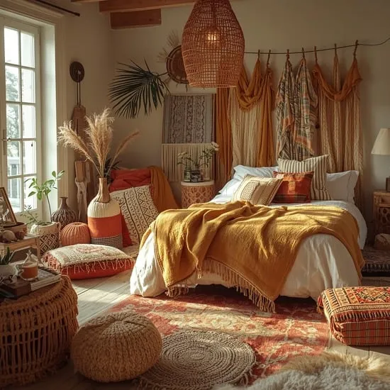top 15 colorful boho bedrooms IMG11