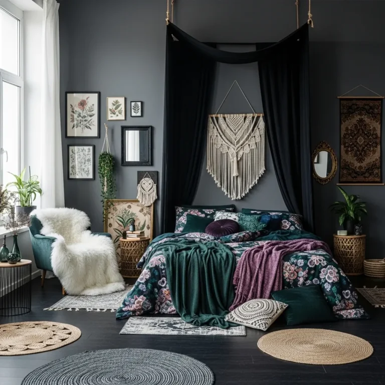 11 Stunning Gothic Boho Bedroom Ideas to Spark Your Dark & Dreamy Escape