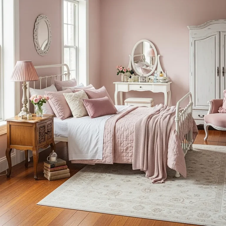 13 Dreamy Tips for a Blush Vintage Bedroom