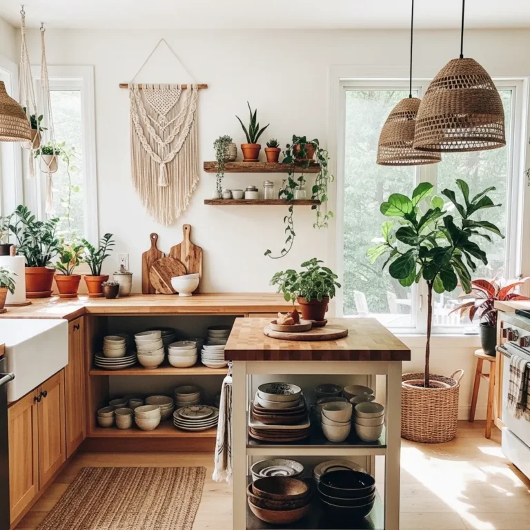 10 Cozy Boho Kitchen Ideas to Warm Your Home