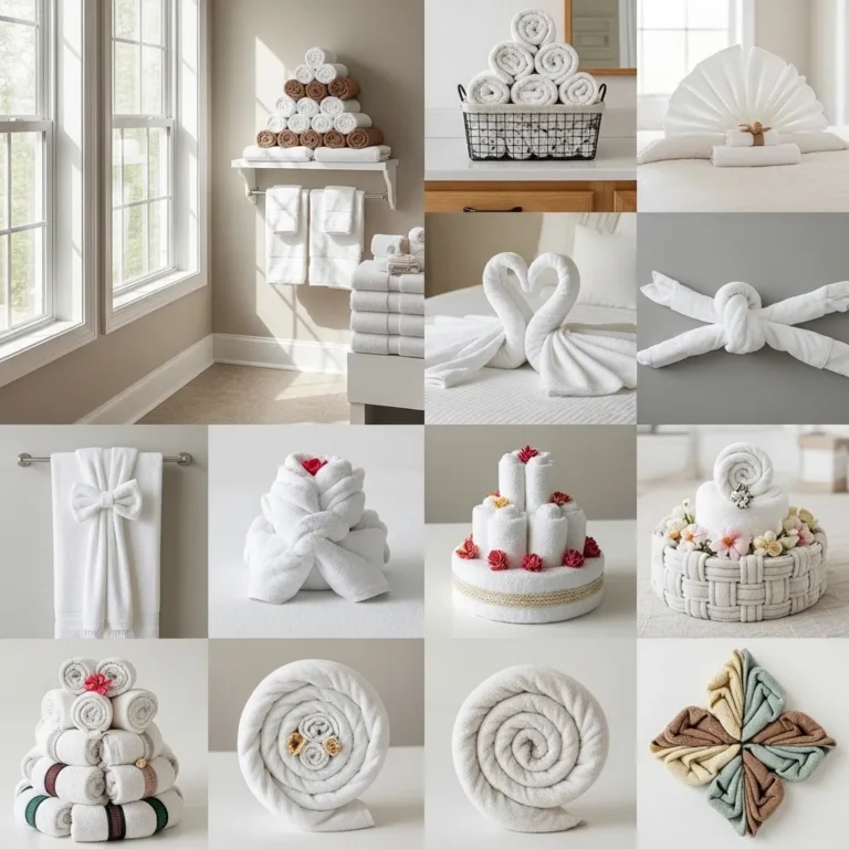 14 Aesthetic Towel Decor Ideas to Transform Your Bathroom