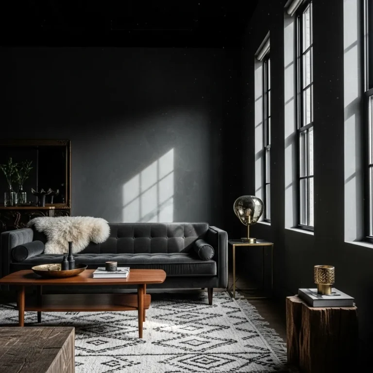 13 Moody Black Living Room Ideas That Feel Cozy, Not Cave-Like